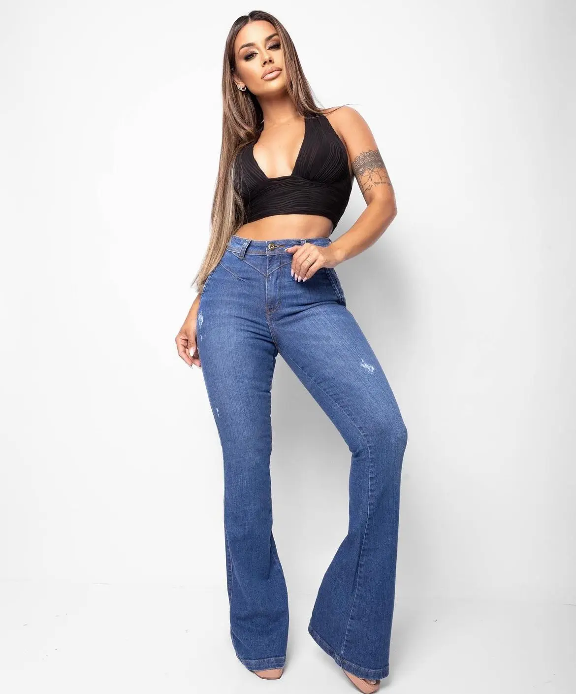 Calça Flare - Jeans