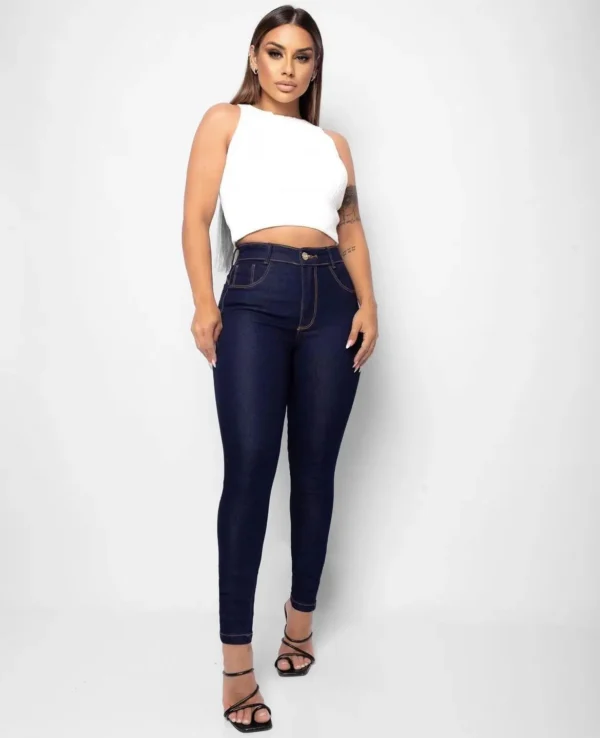 Calça Basic Jeans - escura